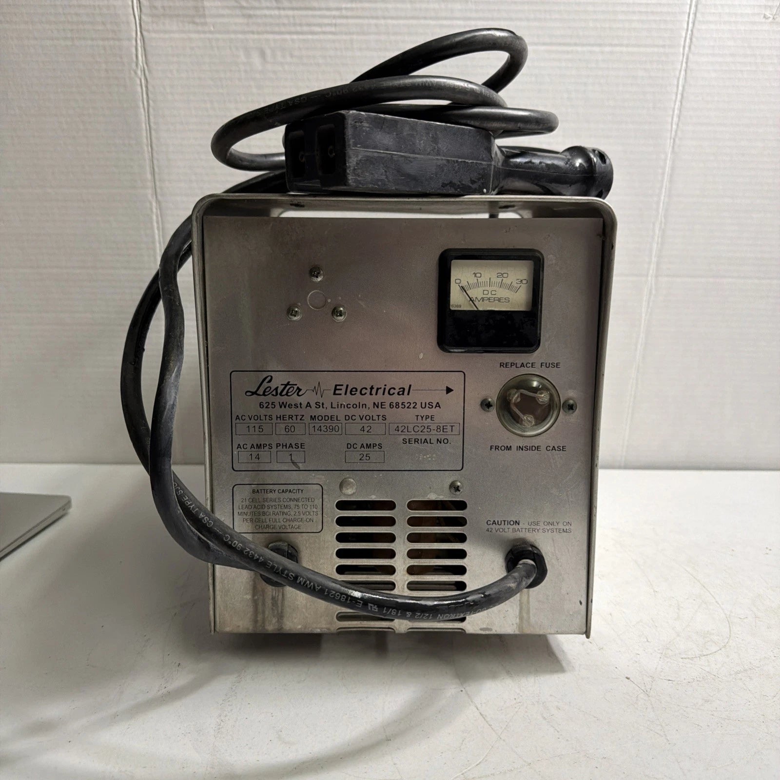 Lester Electric II 42V EZ Go Golf Cart Battery Charger 14390