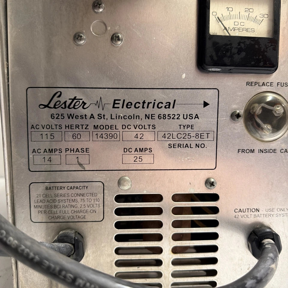 Lester Electric II 42V EZ Go Golf Cart Battery Charger 14390